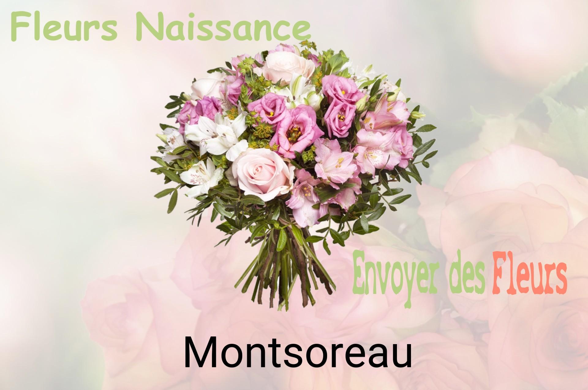 Bouquet de fleurs de naissance livré à Montsoreau